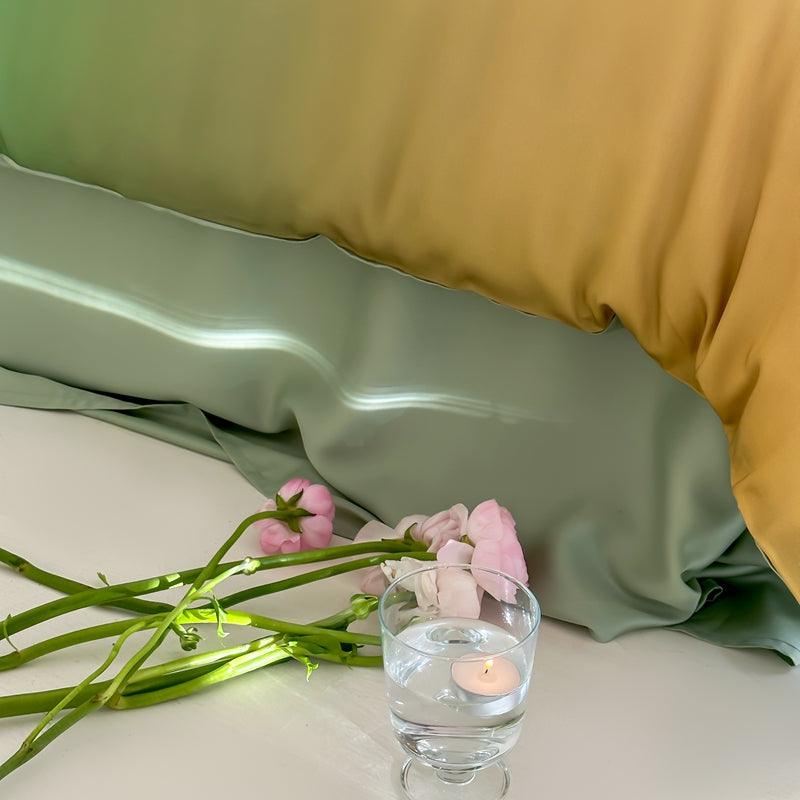Silky pearl gradient Cooling Bamboo Comforter - Fluffyslip