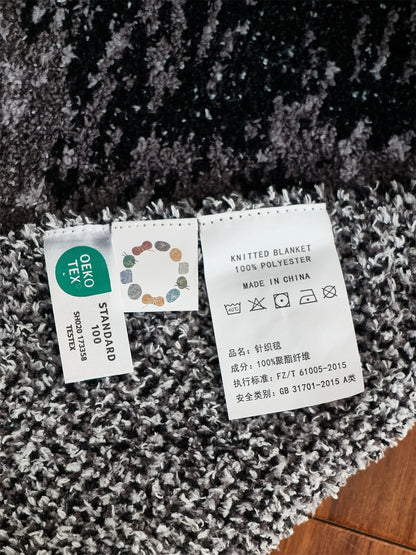 Gradient Swirl Microfiber Throw Blanket