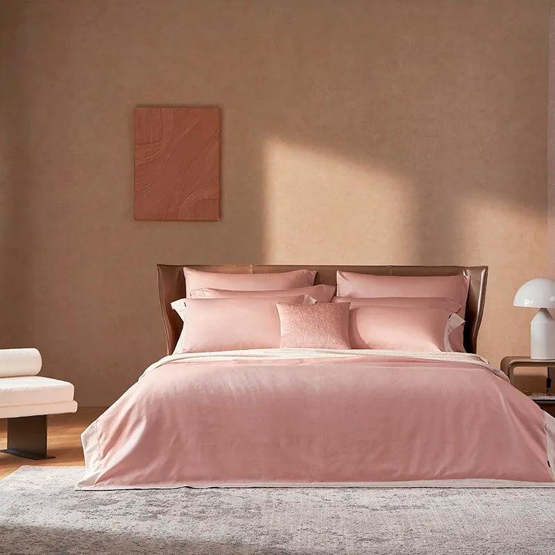 Premium 1500TC Egyptian Cotton Thick Woven Jacquard Patchwork Duvet cover Bed Sheet Pillowcases Double Queen King size 4Pcs - Fluffyslip
