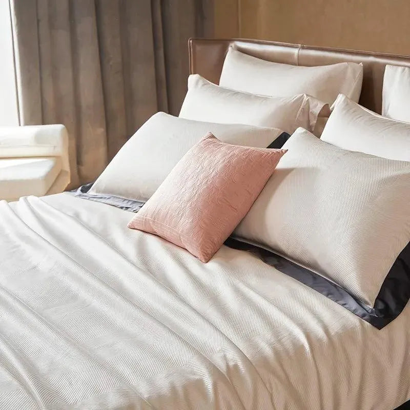 Hudson Premium Egyptian Cotton Duvet Cover Set - Fluffyslip