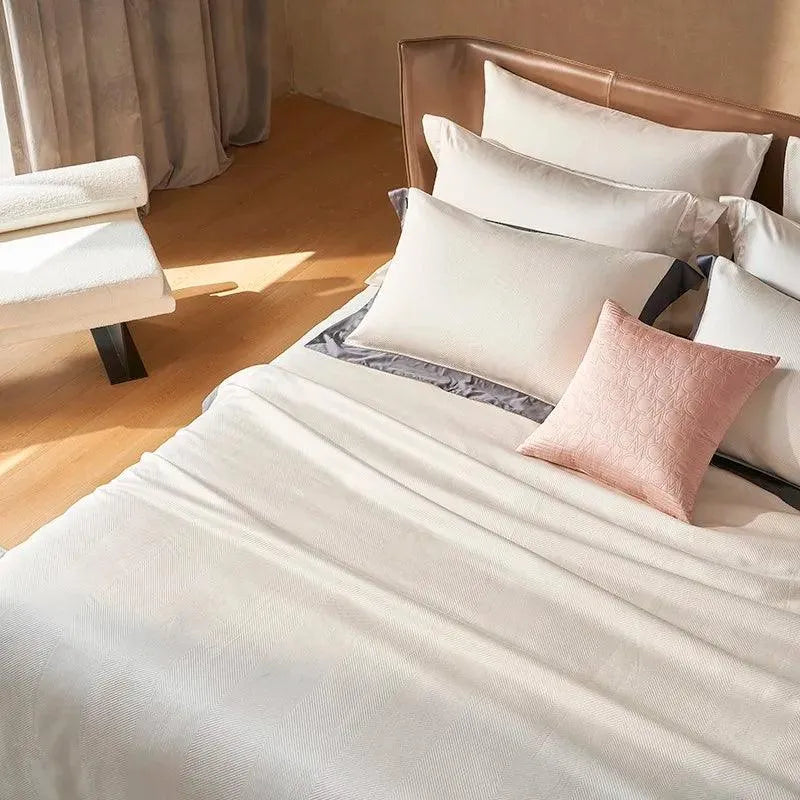 Hudson Premium Egyptian Cotton Duvet Cover Set - Fluffyslip