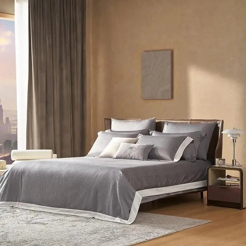 Hudson Premium Egyptian Cotton Duvet Cover Set - Fluffyslip