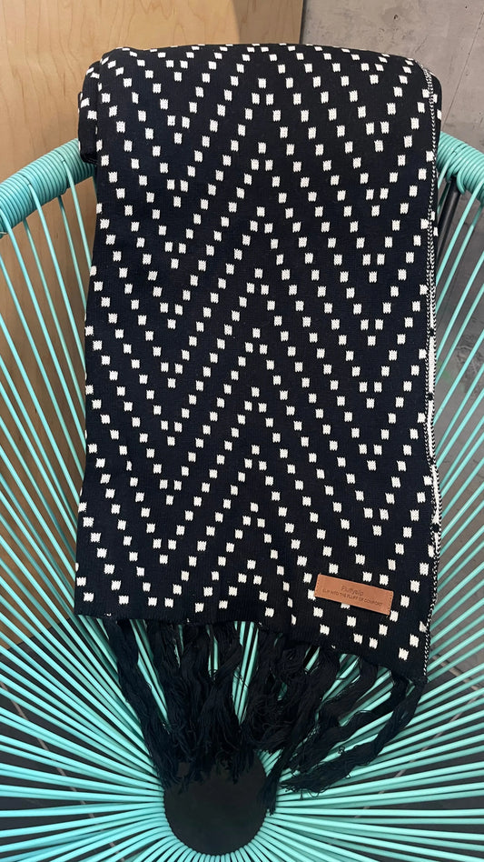 Infinite Stars Cotton Tassel Throw Blanket