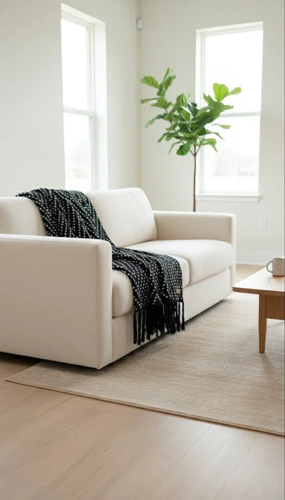 Infinite Stars Cotton Tassel Throw Blanket