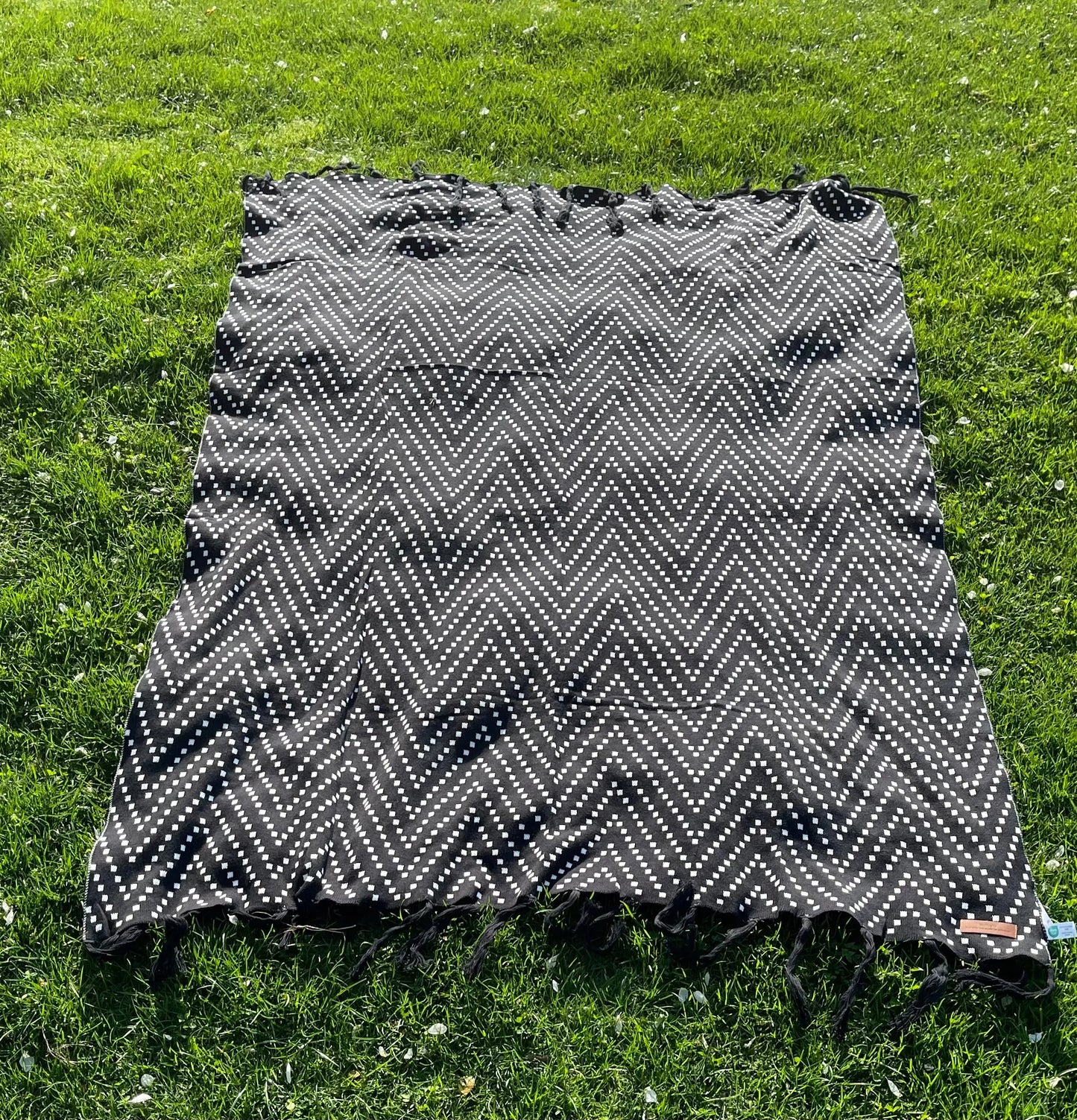 Infinite Stars Cotton Tassel Throw Blanket