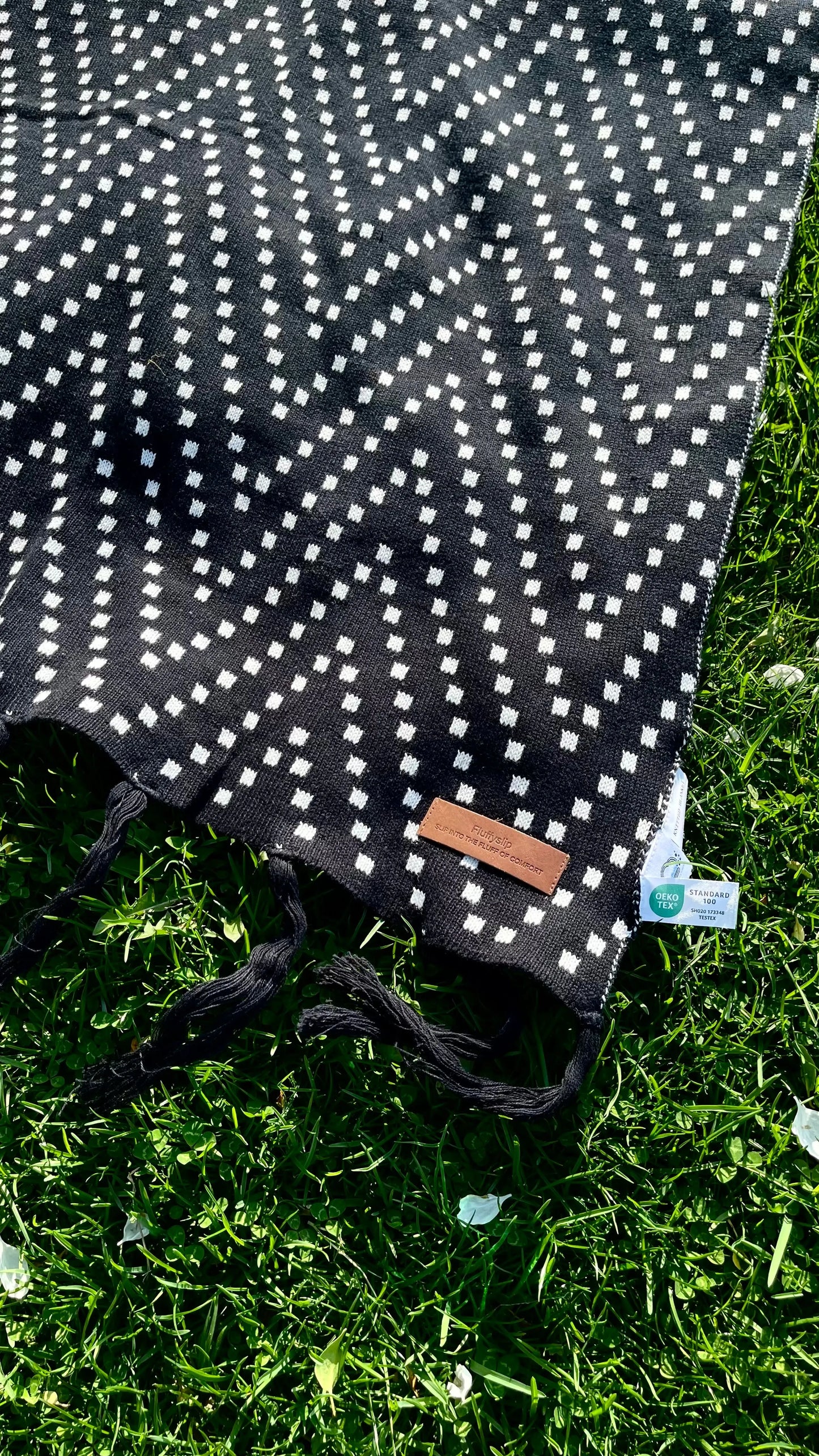 Infinite Stars Cotton Tassel Throw Blanket