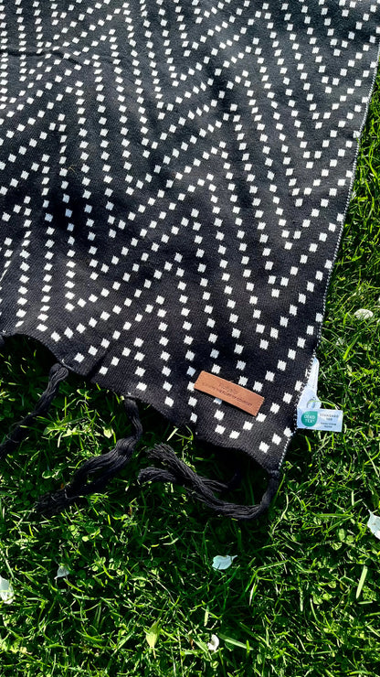 Infinite Stars Cotton Tassel Throw Blanket