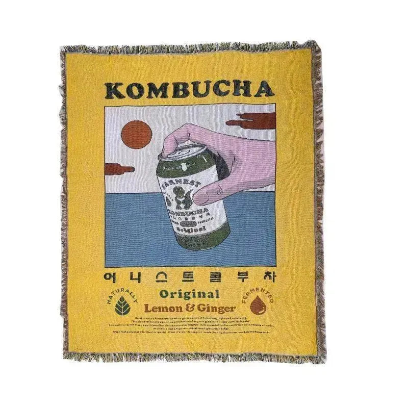 Kombucha Throw Blanket - Fluffyslip