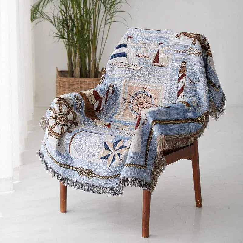 Lighthouse Series Throw Blanket - Fluffyslip