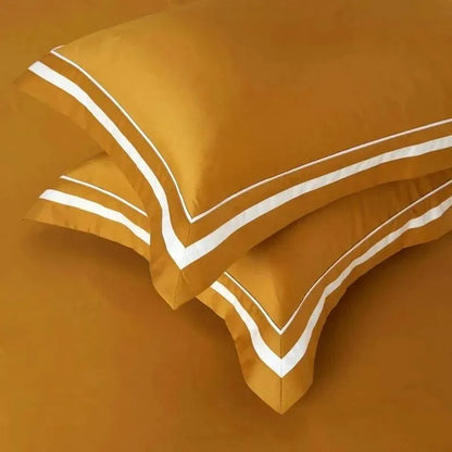 Luxury Frame Border Egyptian Cotton Duvet Set - Fluffyslip