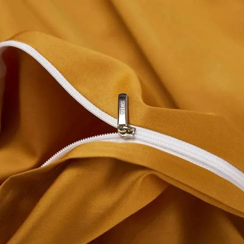 Luxury Frame Border Egyptian Cotton Duvet Set - Fluffyslip