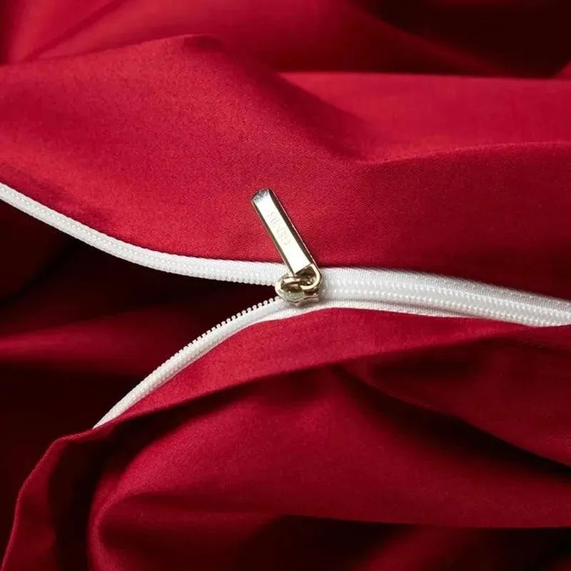 Luxury Frame Border Egyptian Cotton Duvet Set - Fluffyslip