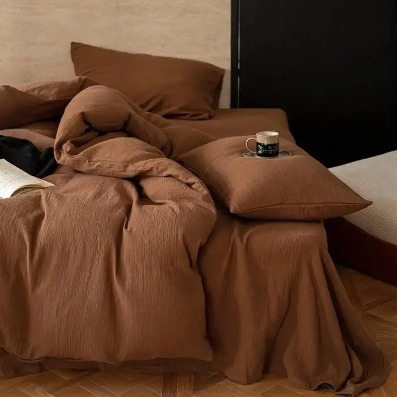 Luxury Linen Blend Duvet Cover Set - Fluffyslip