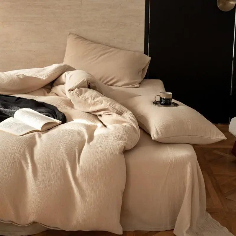 Luxury Linen Blend Duvet Cover Set - Fluffyslip