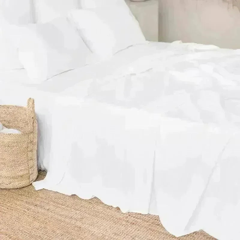Natural France Linen Bedding Set 4PCS - Fluffyslip