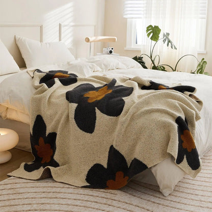 Petal Plush Floral Throw Blanket - Fluffyslip