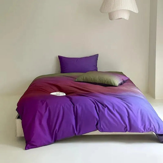 Plum Passion Gradient Bedding Set - Fluffyslip