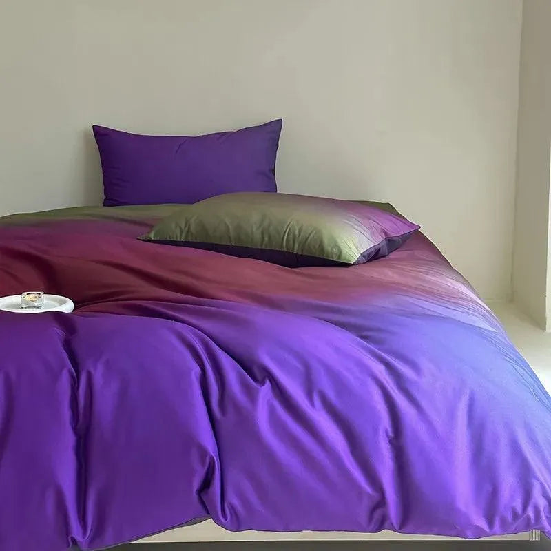 Plum Passion Gradient Bedding Set - Fluffyslip