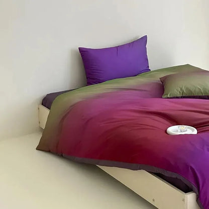 Plum Passion Gradient Bedding Set - Fluffyslip