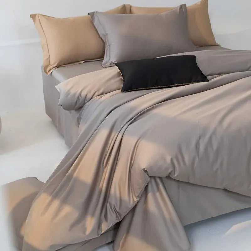 Premium 1400TC Egyptian Cotton Duvet Cover Set - Fluffyslip