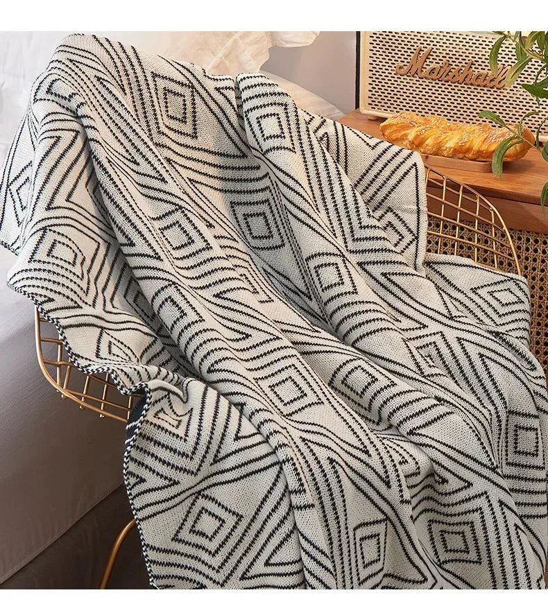 Prism Line Throw Blanket - Fluffyslip