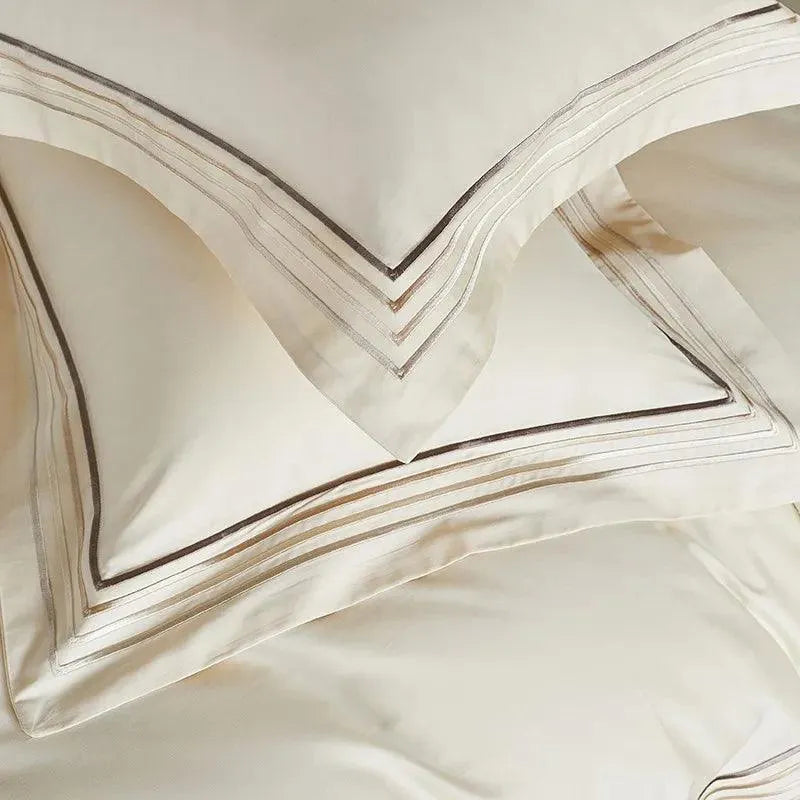 Pure Edge 4-Border Duvet Cover Set - Fluffyslip