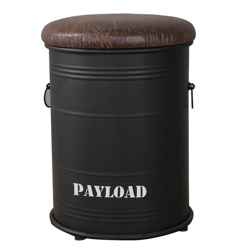Retro Paint Bucket Storage Stool - Fluffyslip