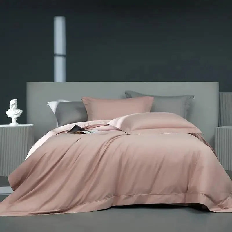 Serene Slate Brushed Cotton Duvet Cover Set - Fluffyslip