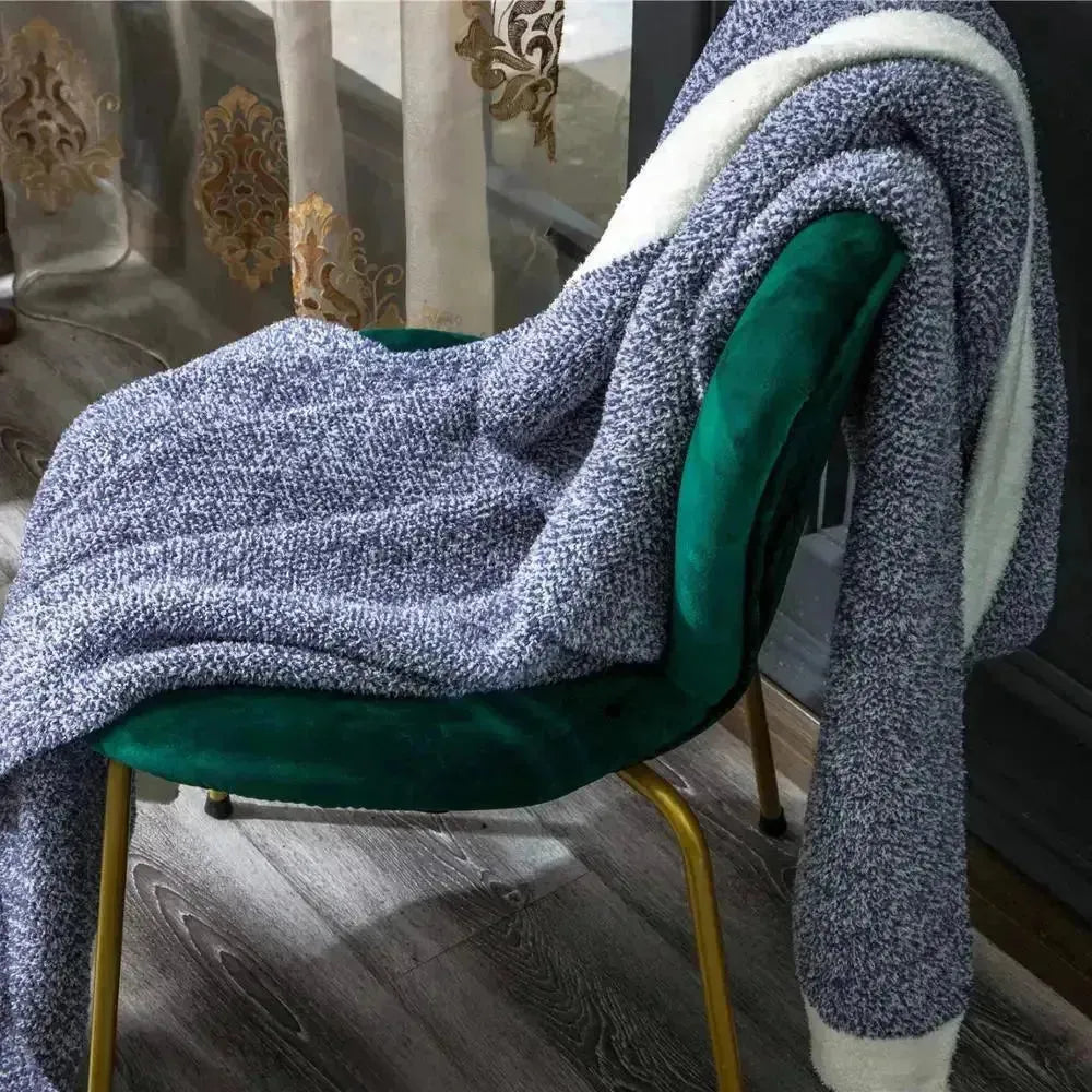 Serene Wrap Office Knitted Throw Blanket - Fluffyslip