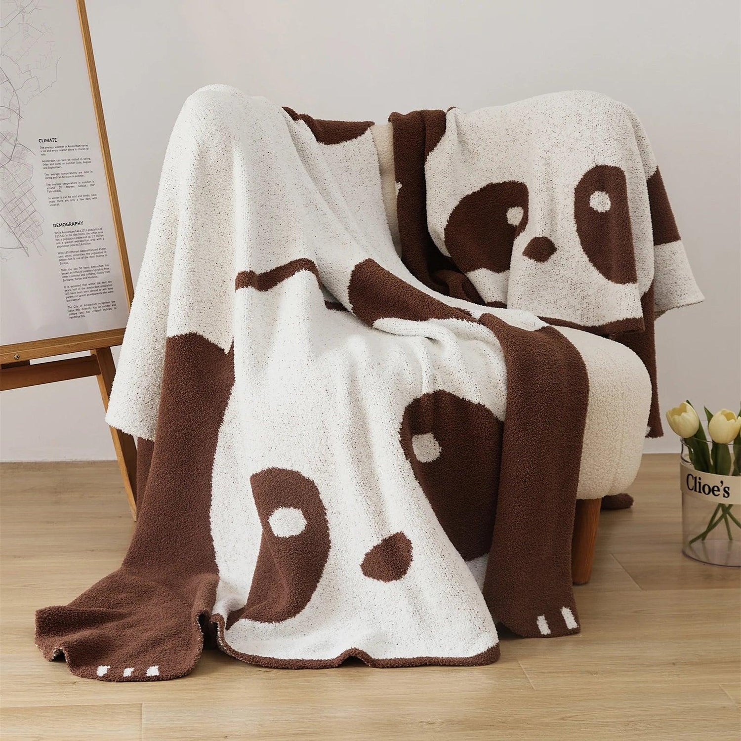 Sleepy Panda Throw Blanket - Fluffyslip