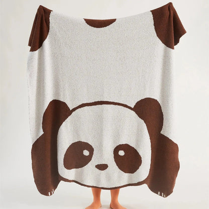 Sleepy Panda Throw Blanket - Fluffyslip