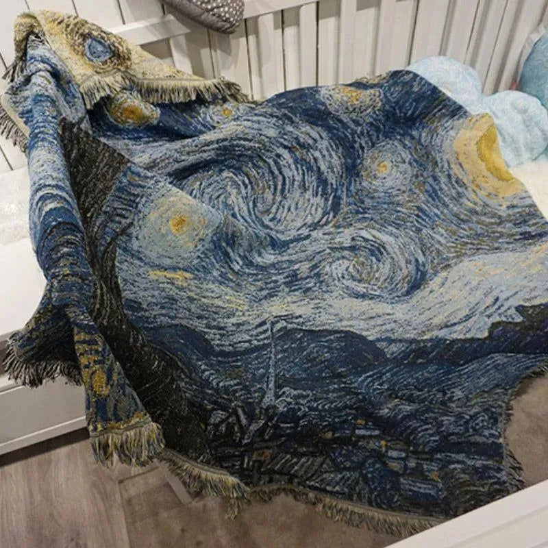 Van Gogh Starry Night shops Throw Blanket