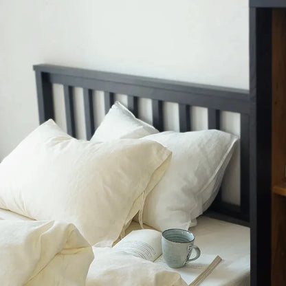 Texture Cotton Linen Blend Duvet Cover Set - Fluffyslip