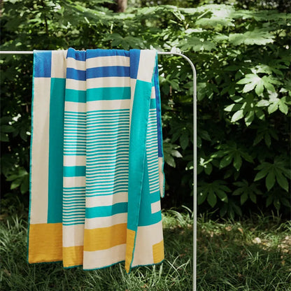 Tonal Frame Throw Blanket