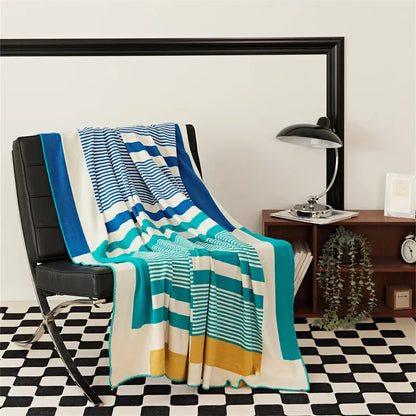 Tonal Frame Throw Blanket