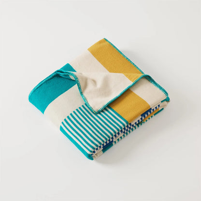 Tonal Frame Throw Blanket