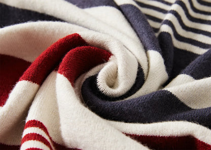 Tonal Frame Throw Blanket