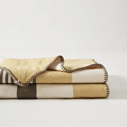 Tonal Frame Throw Blanket