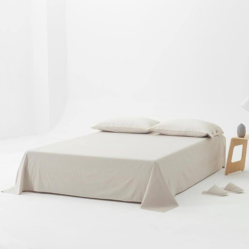 Vertical Line Washed Cotton Duvet Set - Fluffyslip