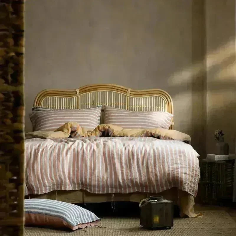 Washed Linen Duvet Cover Set - Fluffyslip
