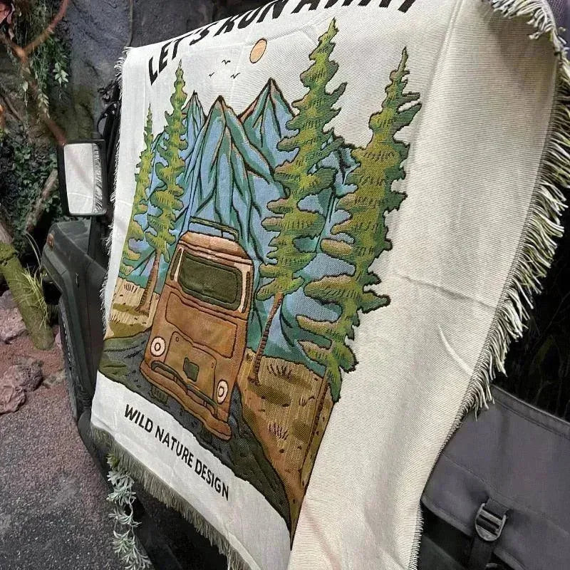 Wilderness Retreat Cozy Throw Blanket - Fluffyslip